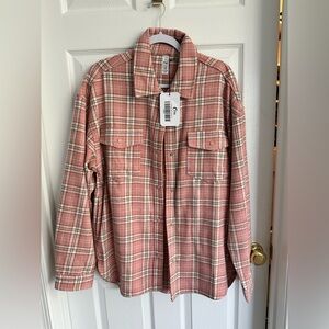 Flannel jacket XL new with tags
